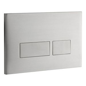 Abacus Trend 2S Brushed Stainless Steel Dual Flush Plate