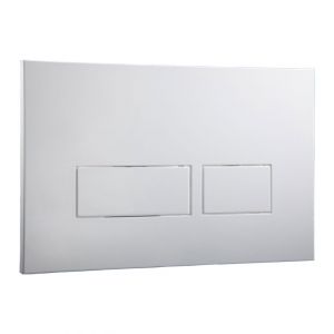 Abacus Trend2 Satin Dual Flush Plate