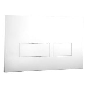 Abacus Trend2 White Dual Flush Plate