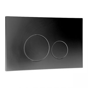 Abacus Iso2 Black Dual Flush Plate