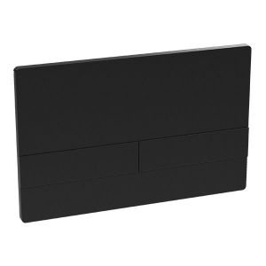 Abacus Edge Black Dual Flush Plate