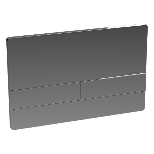 Abacus Edge Chrome Dual Flush Plate