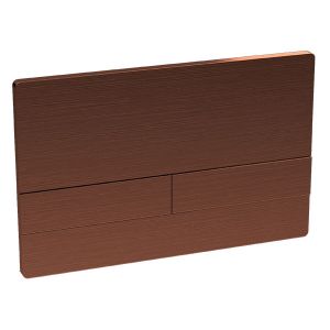 Abacus Edge Bronze Dual Flush Plate