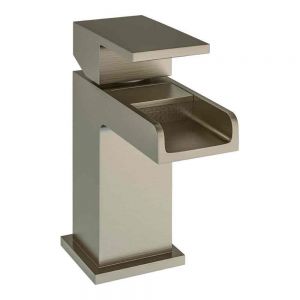 Eastbrook Abberton Brushed Brass Mini Basin Mixer Tap with Waste