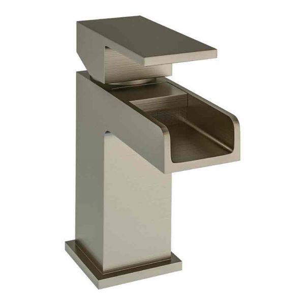 Eastbrook Abberton Brushed Brass Mono Basin Mixer Tap with Waste
