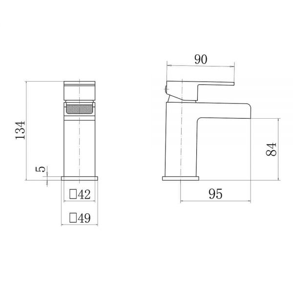 Eastbrook Abberton Chrome Mono Basin Mixer Tap with Waste #2