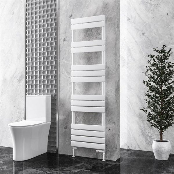 Eastbrook Addington 1750 x 500 Type 10 Gloss White Designer Towel Rail #2