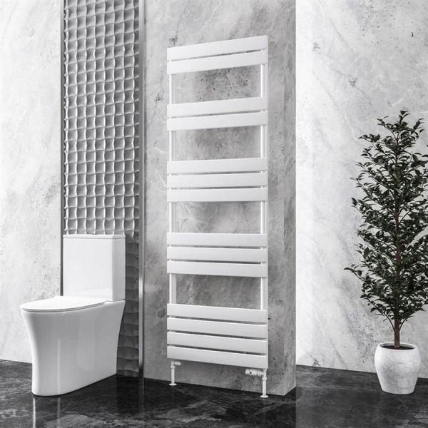 Eastbrook Addington 1750 x 600 Type 10 Gloss White Designer Towel Rail #2