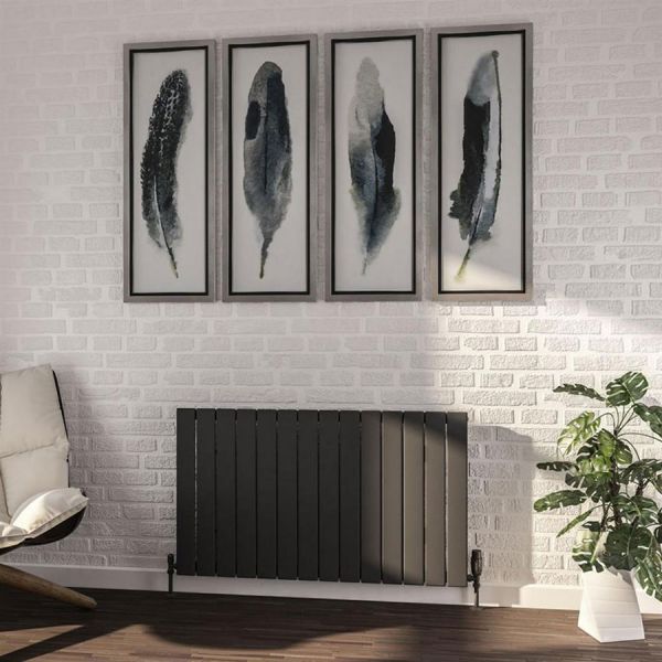 Eastbrook Addington Type 10 600 x 1032 Matt Anthracite Designer Radiator #2