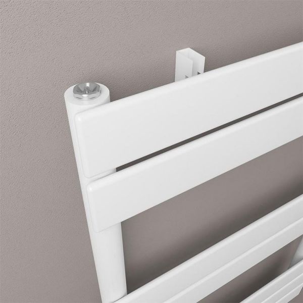 Eastbrook Addington 790 x 400 Type 10 Gloss White Designer Towel Rail #3