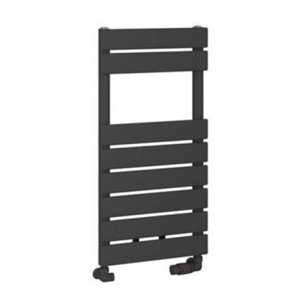 Eastbrook Addington 790 x 400 Type 10 Matt Anthracite Designer Towel Rail