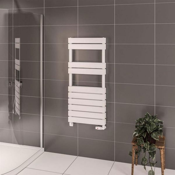 Eastbrook Addington 1110 x 500 Type 20 Gloss White Towel Rail #2