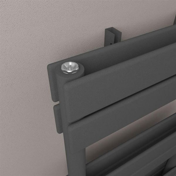Eastbrook Addington 1110 x 500 Type 20 MATT ANTHRACITE Towel Rail #3