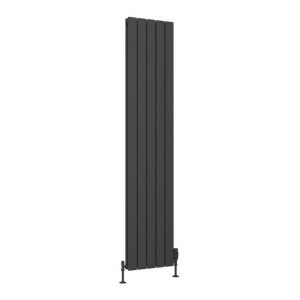 Eastbrook Addington Type 20 1800 x 366 Matt Anthracite Designer Radiator