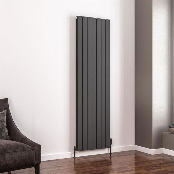 Eastbrook Addington Type 20 1800 x 514 Matt Anthracite Designer Radiator #2