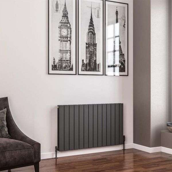 Eastbrook Addington Type 20 600 x 1032 Matt Anthracite Designer Radiator #2