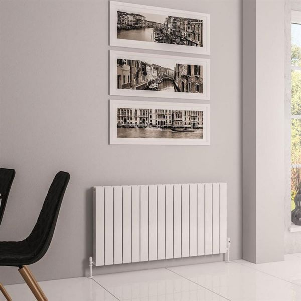 Eastbrook Addington Type 20 600 x 1180 Gloss White Designer Radiator #2