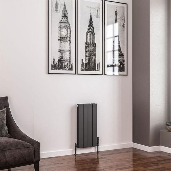 Eastbrook Addington Type 20 600 x 292 Matt Anthracite Designer Radiator #2