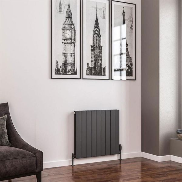 Eastbrook Addington Type 20 600 x 662 Matt Anthracite Designer Radiator #2