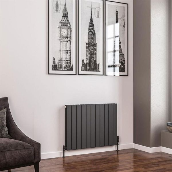 Eastbrook Addington Type 20 600 x 810 Matt Anthracite Designer Radiator #2