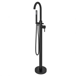 Eastbrook Ardley Black Floor Standing Bath Shower Mixer Tap