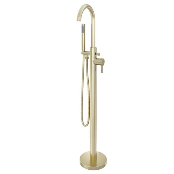 Eastbrook Ardley Brushed Brass Floor Standing Bath Shower Mixer Tap