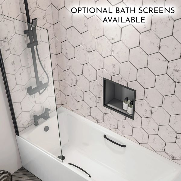 Eastbrook Rockall 1600 x 750 Single Ended Bath #3