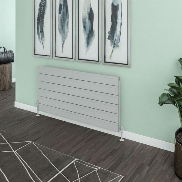 Eastbrook Berkeley 603 x 1200 Matt Grey Aluminium Designer Radiator #2