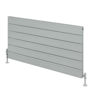 Eastbrook Berkeley 603 x 1200 Matt Grey Aluminium Designer Radiator