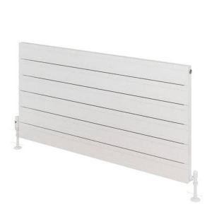 Eastbrook Berkeley 603 x 1200 Matt White Aluminium Designer Radiator