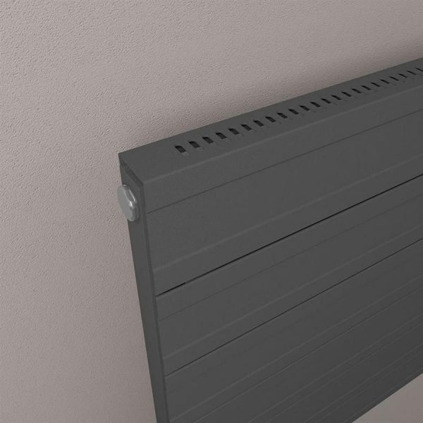 Eastbrook Berkeley 603 x 1400 Matt Anthracite Aluminium Designer Radiator #3