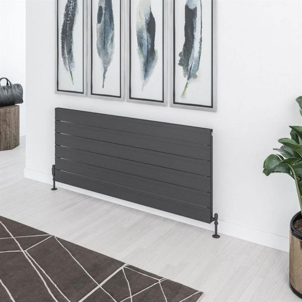 Eastbrook Berkeley 603 x 1400 Matt Anthracite Aluminium Designer Radiator #2