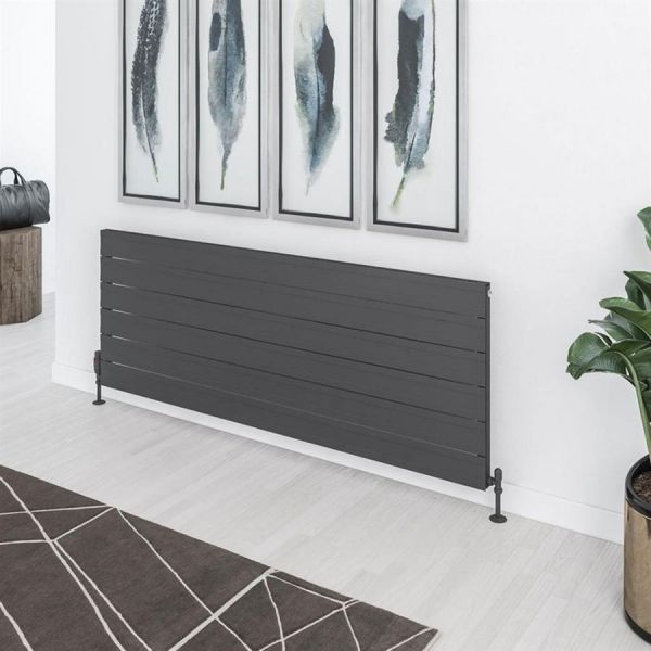 Eastbrook Berkeley 603 x 1600 Matt Anthracite Aluminium Designer Radiator #2