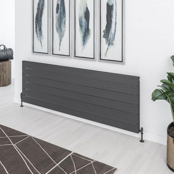 Eastbrook Berkeley 603 x 1800 Matt Anthracite Aluminium Designer Radiator #2