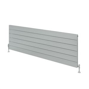 Eastbrook Berkeley 603 x 1800 Matt Grey Aluminium Designer Radiator
