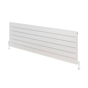 Eastbrook Berkeley 603 x 1800 Matt White Aluminium Designer Radiator