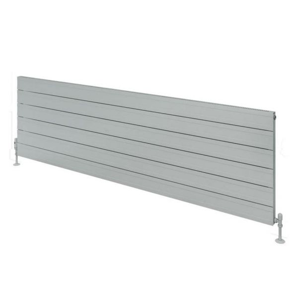 Eastbrook Berkeley 603 x 2000 Matt Grey Aluminium Designer Radiator