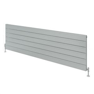Eastbrook Berkeley 603 x 2000 Matt Grey Aluminium Designer Radiator