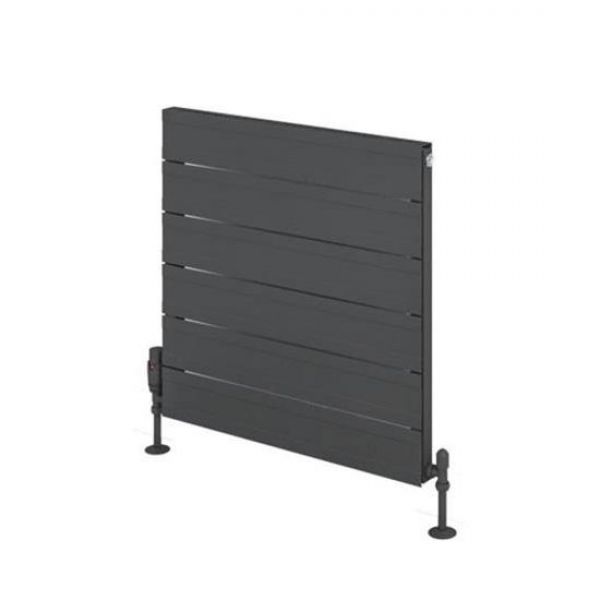 Eastbrook Berkeley 603 x 600 Matt Anthracite Aluminium Designer Radiator