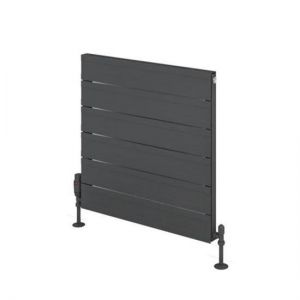 Eastbrook Berkeley 603 x 600 Matt Anthracite Aluminium Designer Radiator