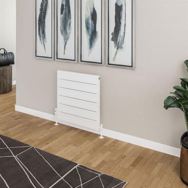 Eastbrook Berkeley 603 x 600 Matt White Aluminium Designer Radiator #2