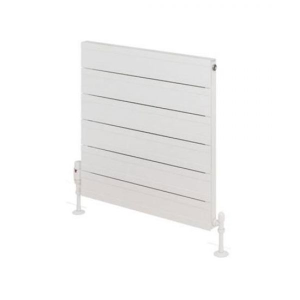Eastbrook Berkeley 603 x 600 Matt White Aluminium Designer Radiator