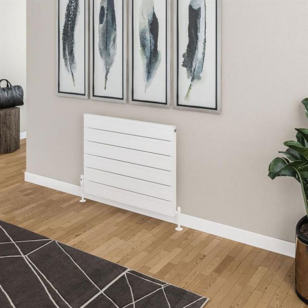 Eastbrook Berkeley 603 x 800 Matt White Aluminium Designer Radiator #2