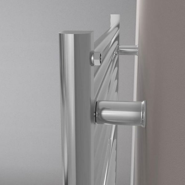 Eastbrook Biava Hidden Vent 1720 x 750 Straight Chrome Towel Rail #4