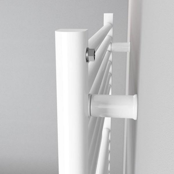 Eastbrook Biava Hidden Vent 1720 x 600 Straight Gloss White Towel Rail #4