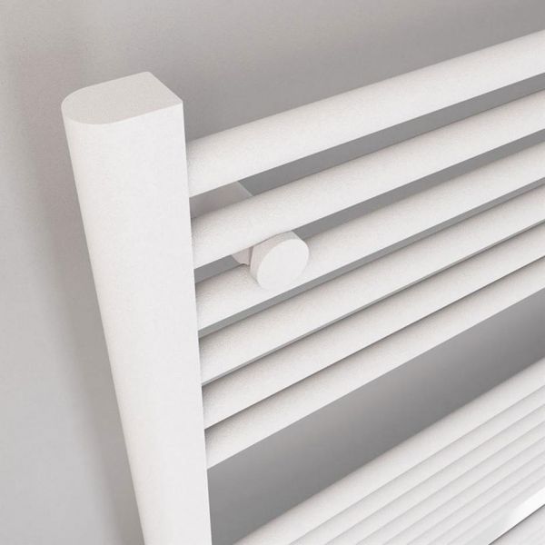 Eastbrook Biava Multirail Hidden Vent 688 x 450 Straight Matt White Towel Rail #3