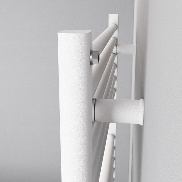 Eastbrook Biava Multirail Hidden Vent 688 x 450 Straight Matt White Towel Rail #4