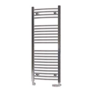 Eastbrook Biava 1118 x 450 Curved Chrome Towel Rail