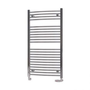 Eastbrook Biava 1118 x 600 Curved Chrome Towel Rail