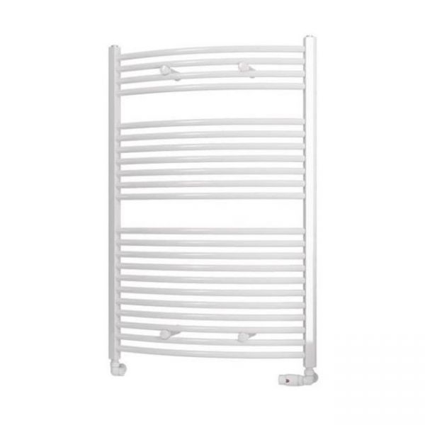 Eastbrook Biava 1118 x 750 Curved White Towel Rail